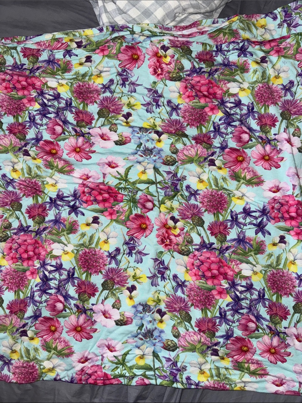 Posh Peanut floral swaddle